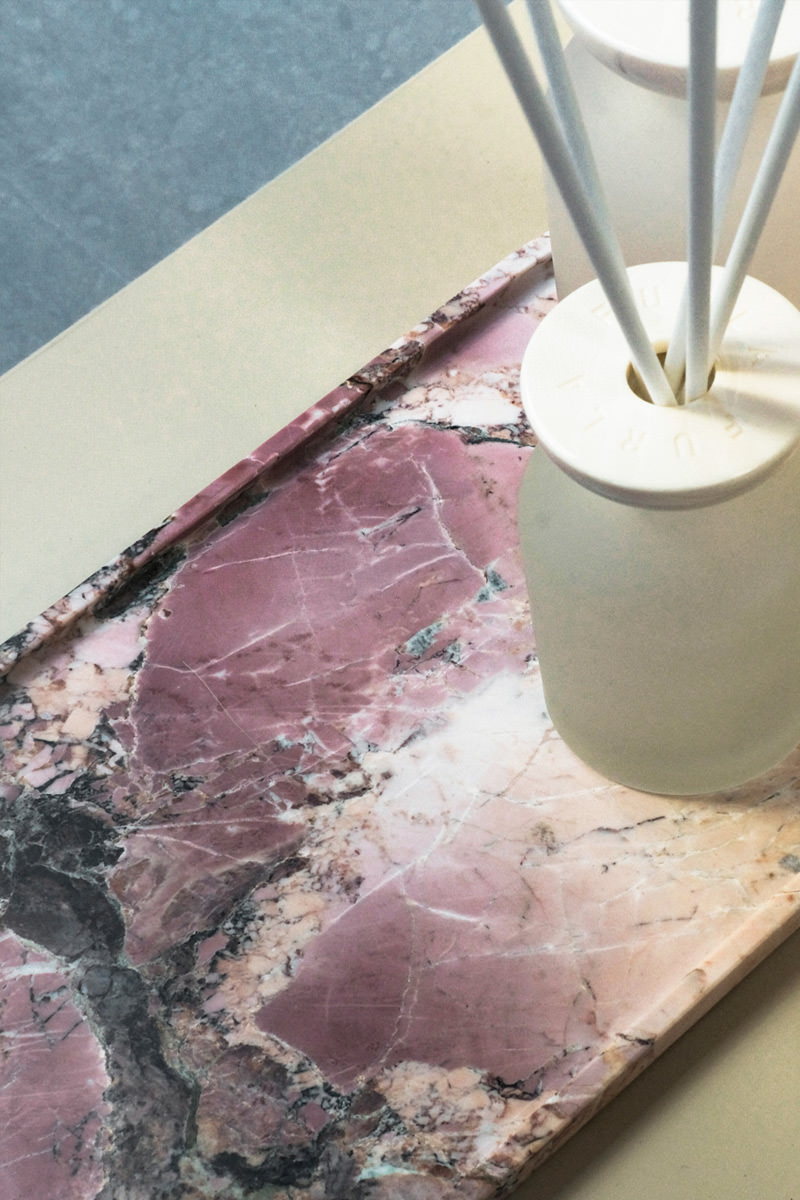 Breccia Medicea Acquasanta oval tray