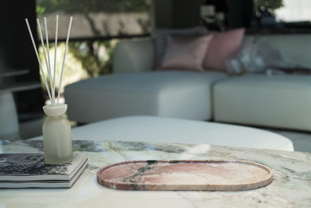 Breccia Medicea Acquasanta oval tray