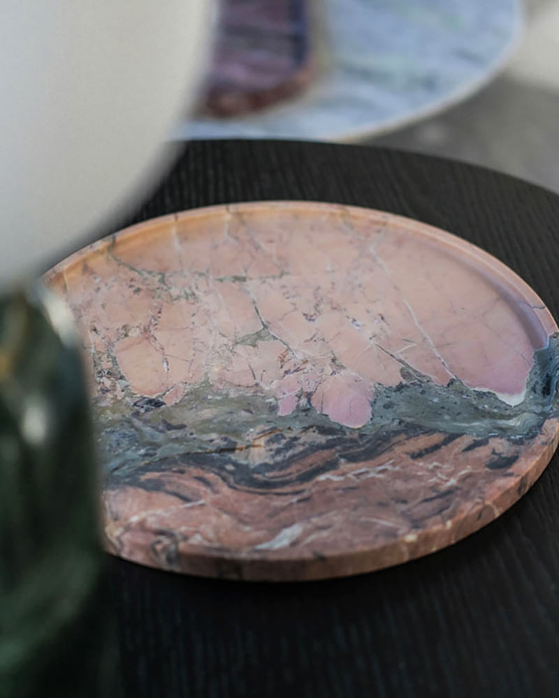 Breccia Medicea Acquasanta round tray